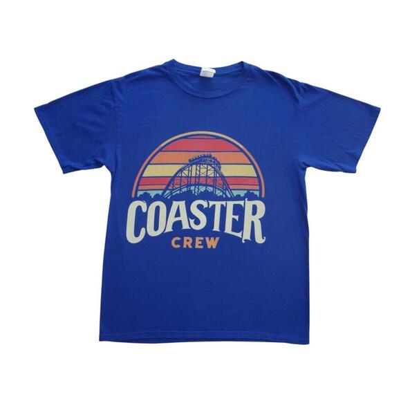 Port & Company Coaster Crew Graphic Tee - Blue - Picture 1 of 4
